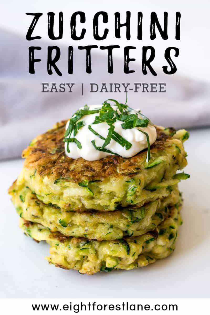 Zucchini Fritters - Dairy-free