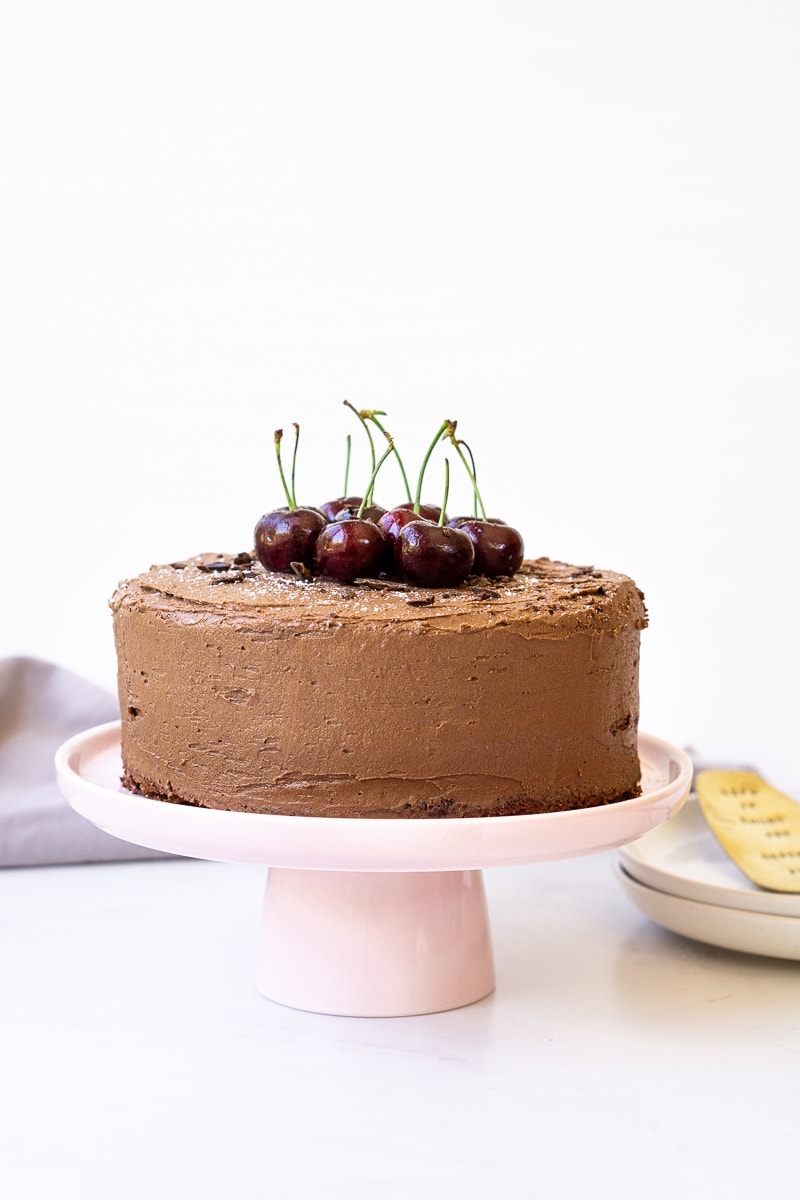 Chocolate cherry cake 