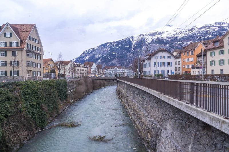 The town of Chur Switzerland
