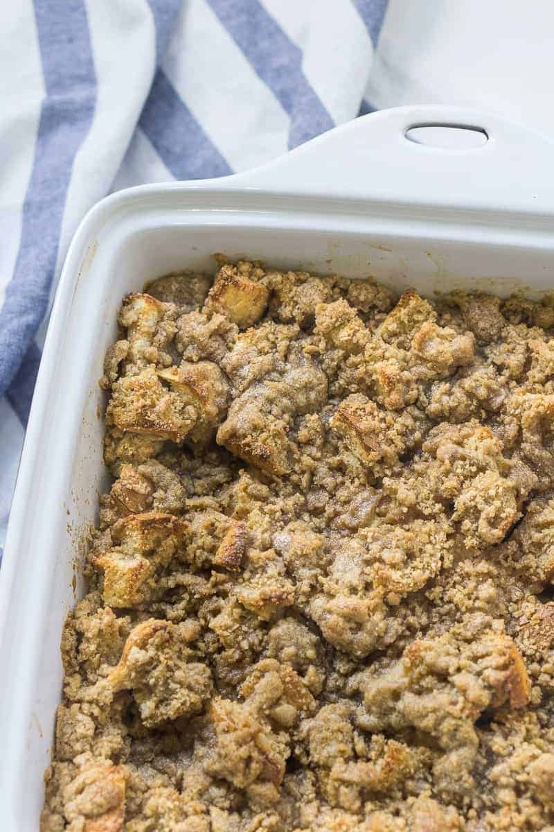 Chai Spiced French Toast Casserole