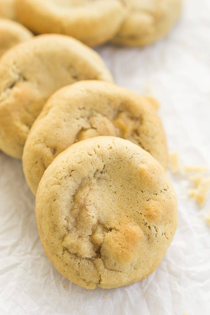 Dairy-Free White Chocolate Macadamia Cookies - Eight Forest Lane