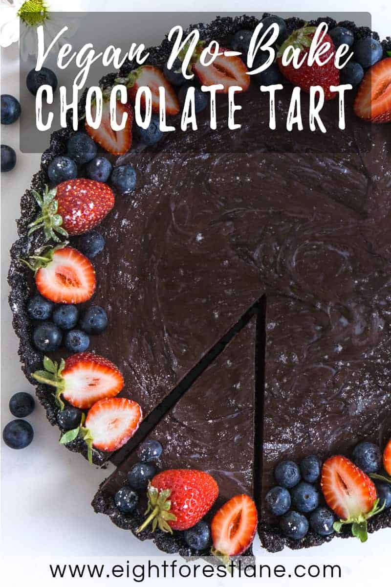 No-Bake Chocolate Tart (Vegan)