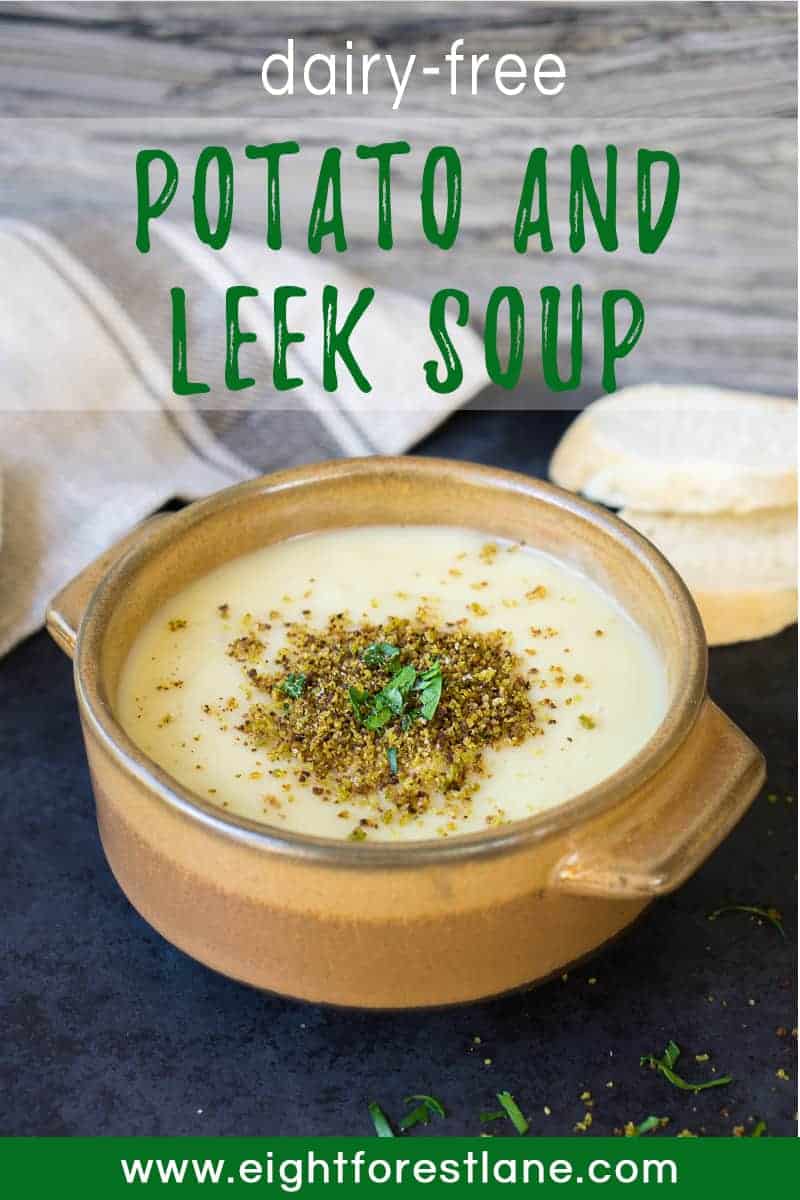 Dairy-free potato and leek soup