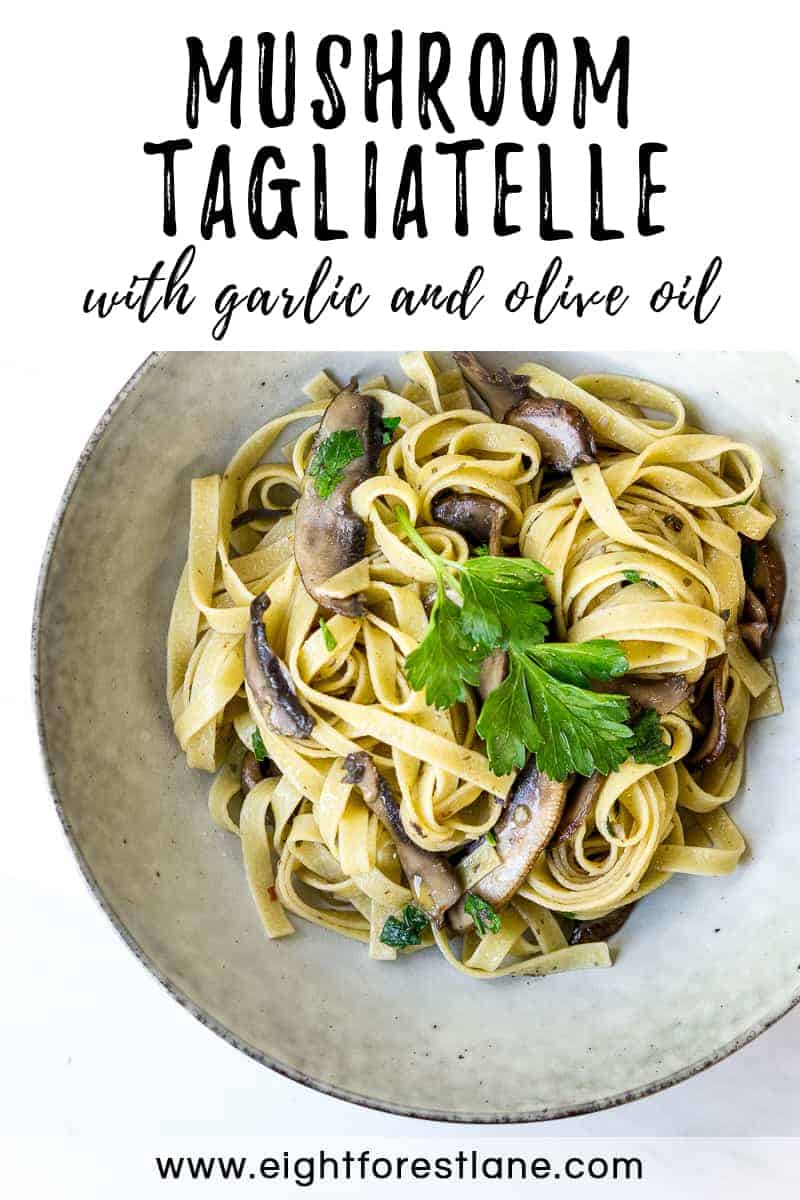 Mushroom Tagliatelle (pasta)
