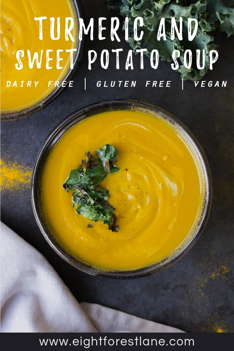 Golden Turmeric Sweet Potato Soup