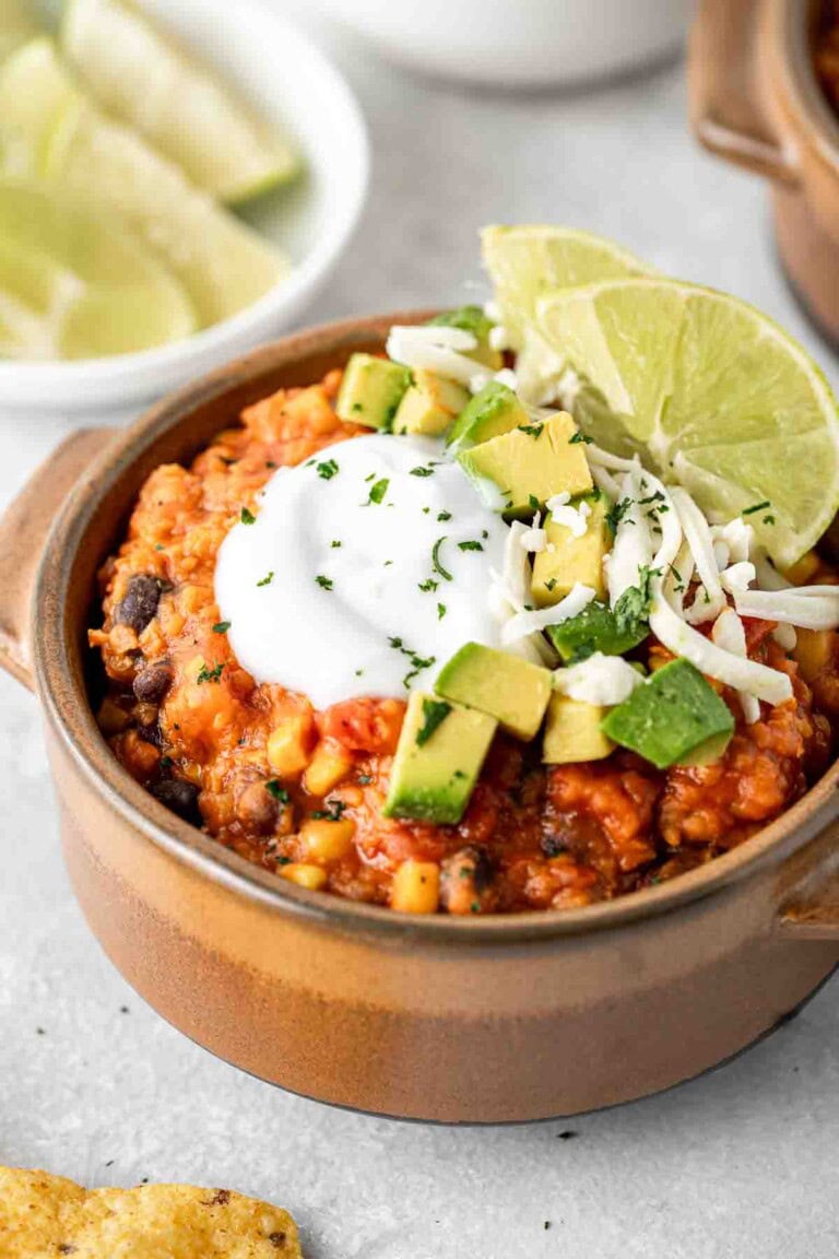 Slow Cooker Vegan Chilli - Eight Forest Lane