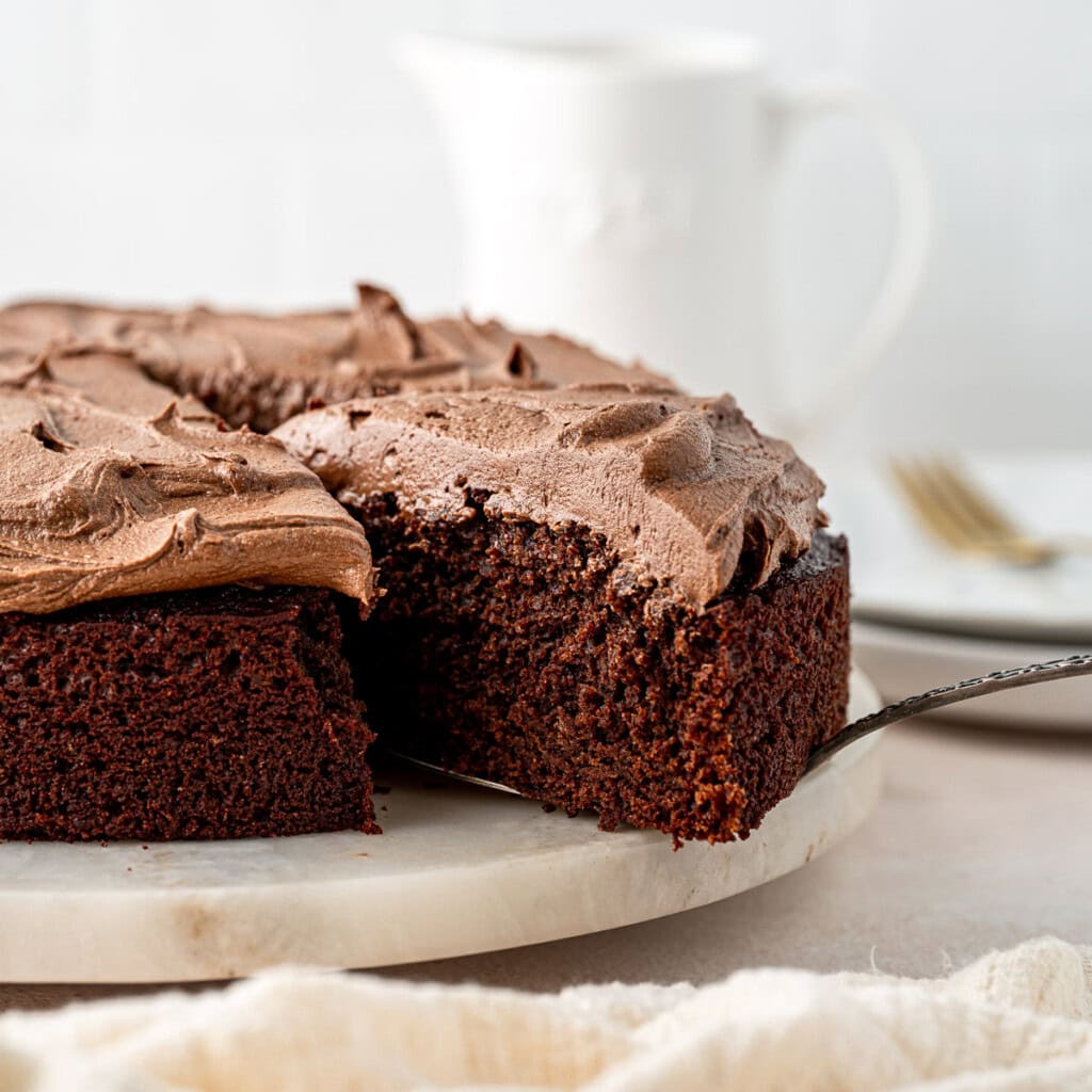 One Bowl Vegan Chocolate Cake - Eight Forest Lane