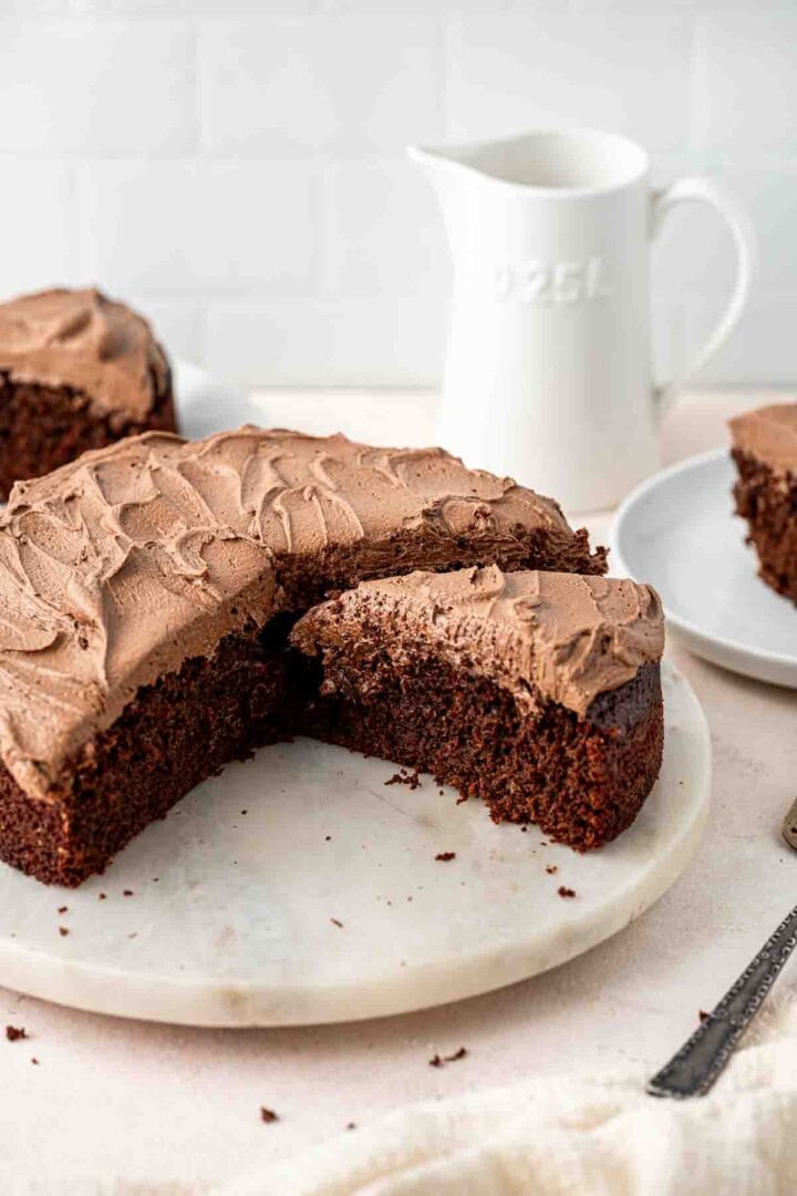 One Bowl Vegan Chocolate Cake - Eight Forest Lane