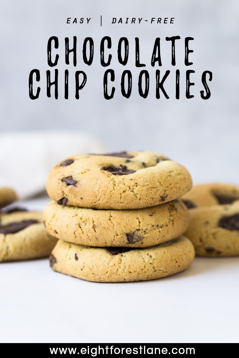 Easy and Dairy-Free Chocolate Chip Cookies