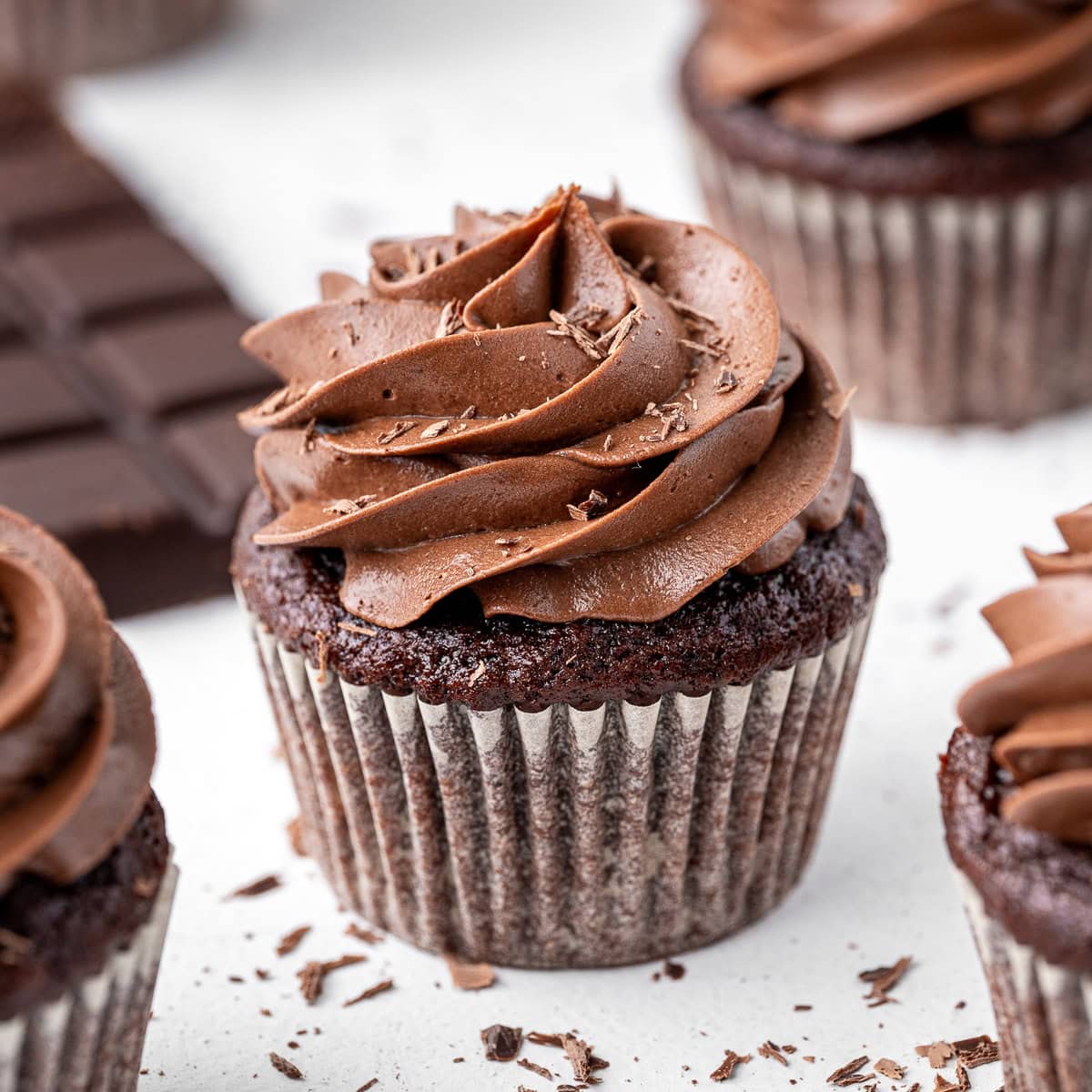 The BEST Vegan Chocolate Cupcakes - Eight Forest Lane