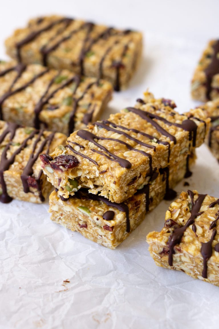 NoBake Peanut Butter Muesli Bars Eight Forest Lane