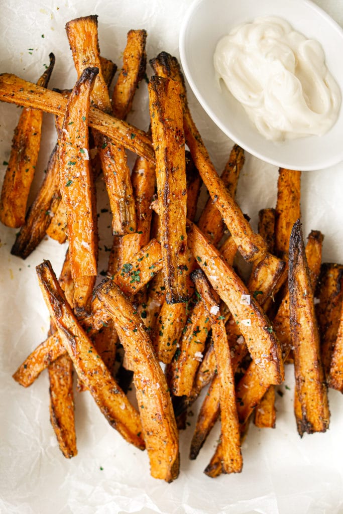 The BEST Baked Sweet Potato Fries - Eight Forest Lane