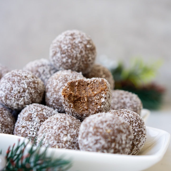 Rum Balls (Dairy-Free) - Eight Forest Lane