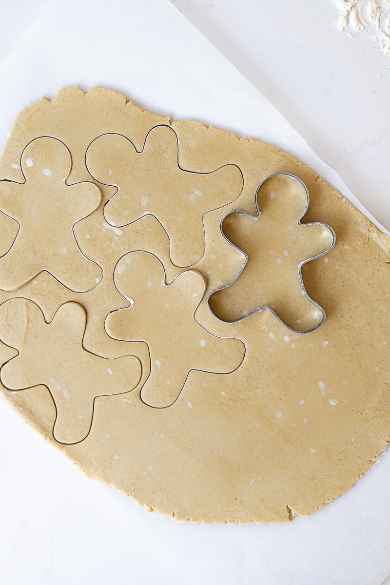 Gingerbread Men Cookies Cut Outs