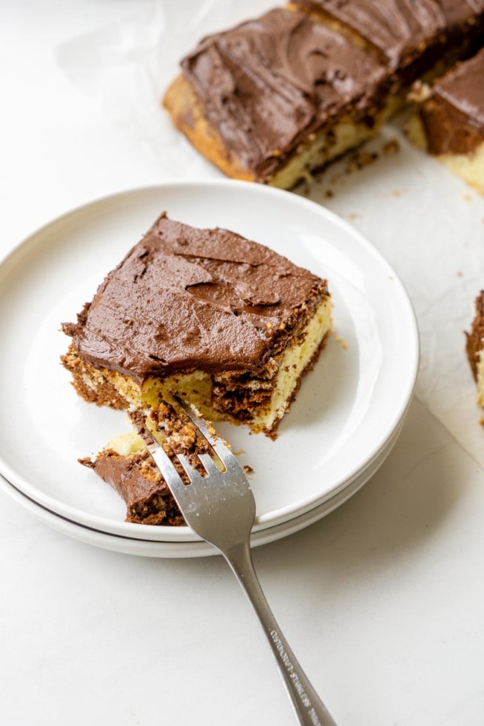 Marble Sheet Cake - Eight Forest Lane