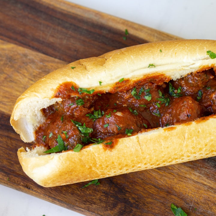 Meatball Sandwiches - Eight Forest Lane