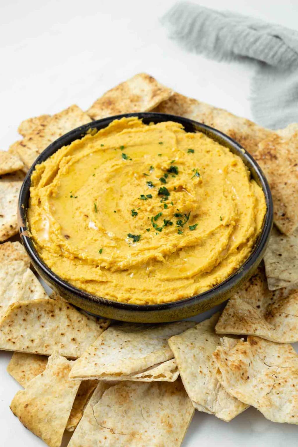 Roasted Sweet Potato Hummus - Eight Forest Lane