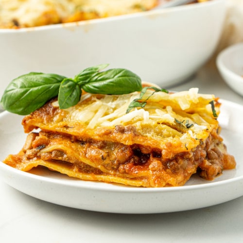 Vegan Lentil Lasagne - Eight Forest Lane