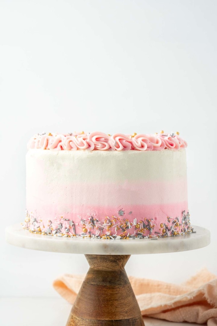 Vegan Vanilla Cake - Eight Forest Lane