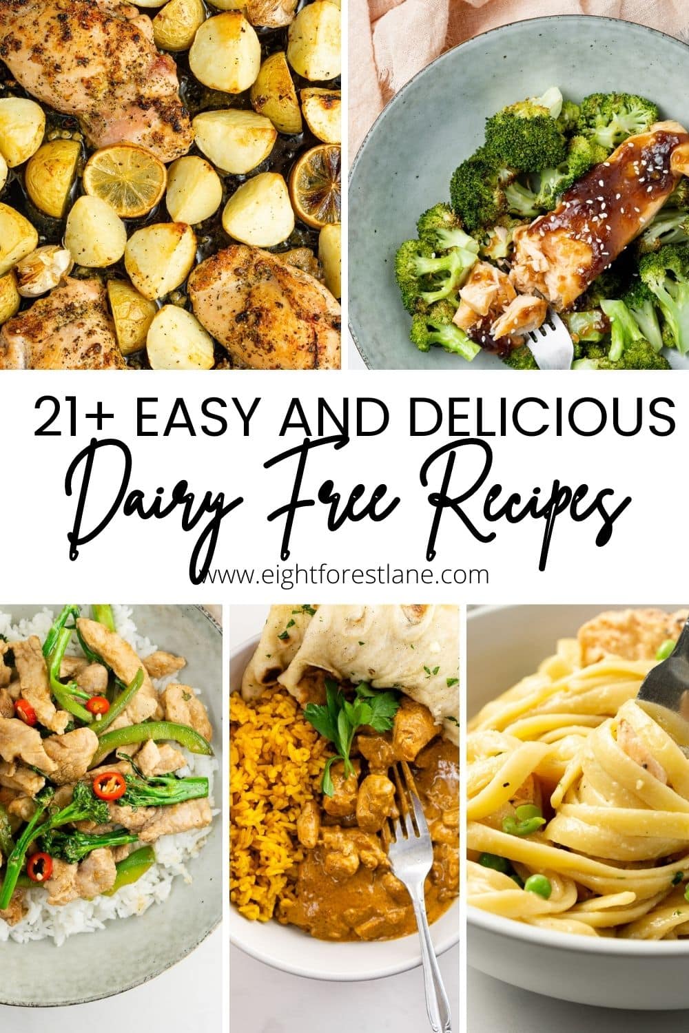 21 Dairy Free Dinner Recipes - Eight Forest Lane