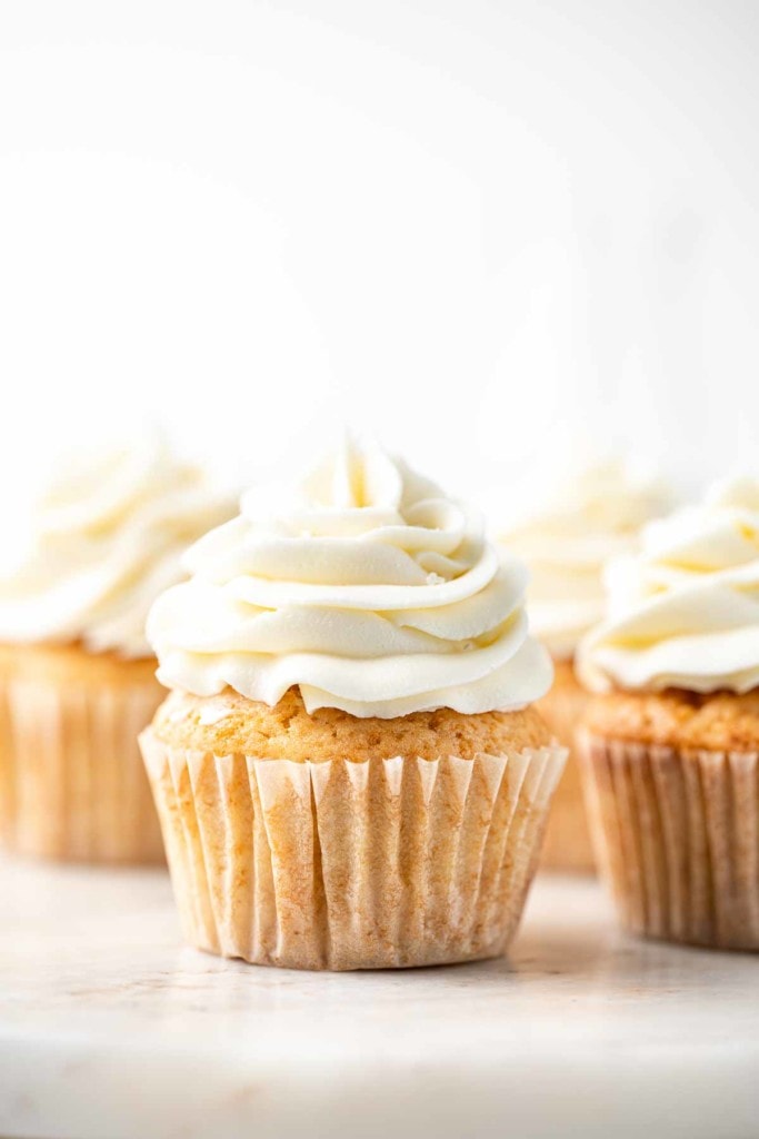 Vegan Vanilla Cupcakes - Eight Forest Lane