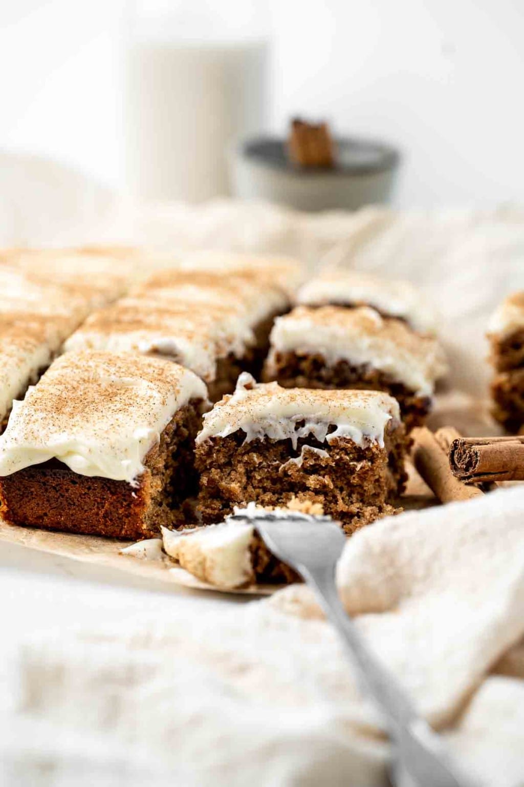 Easy Gingerbread Snack Cake Eight Forest Lane