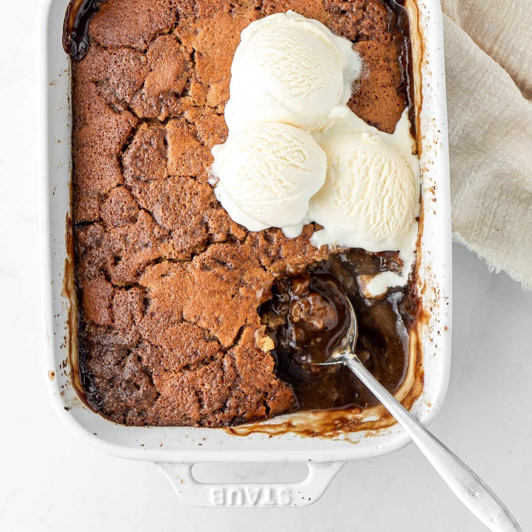 Butterscotch Self Saucing Pudding - Eight Forest Lane