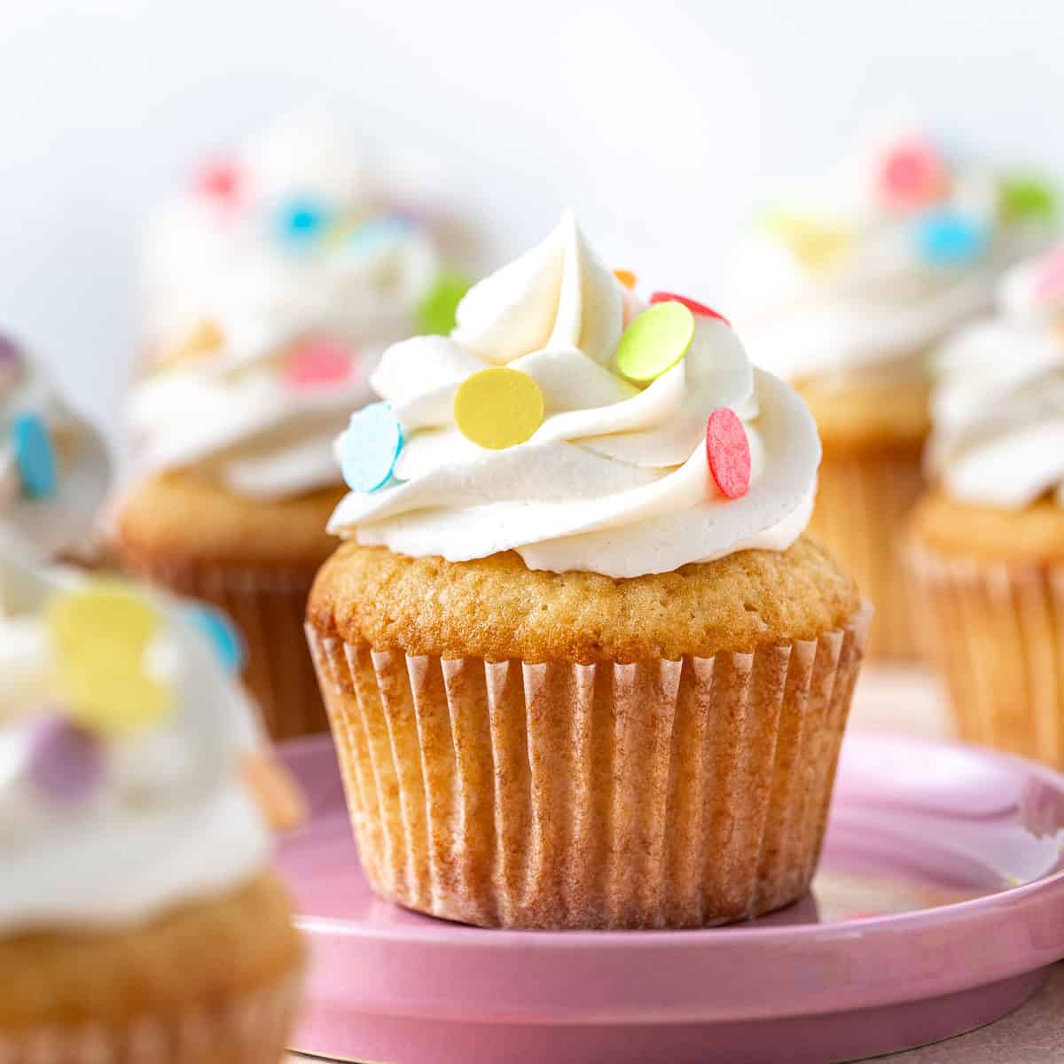 Dairy Free Vanilla Cupcakes