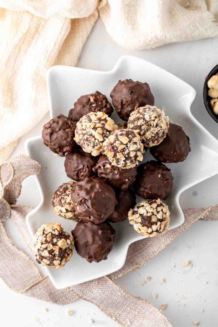 Vegan Ferrero Rocher - Eight Forest Lane