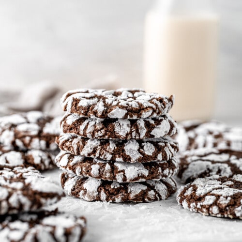 Chocolate Crinkle Cookies - Eight Forest Lane