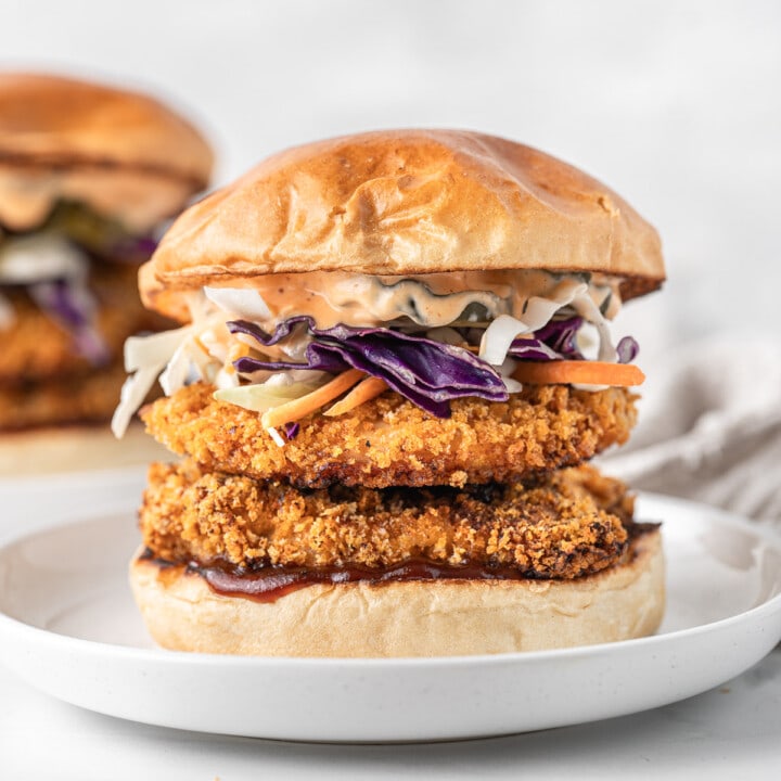 Spicy Chicken Burgers - Eight Forest Lane