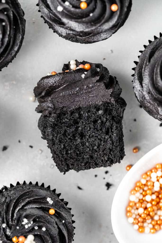 Black Velvet Cupcakes - Eight Forest Lane