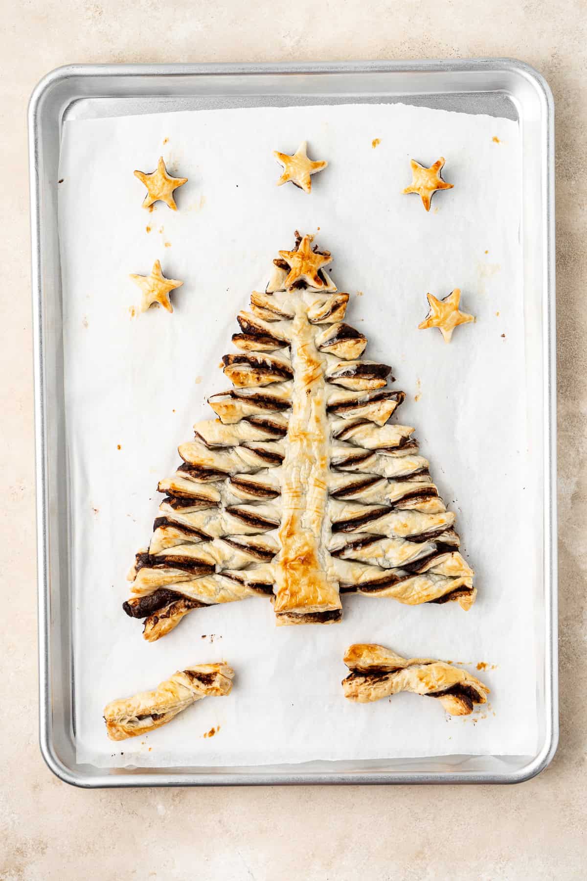 Chocolate Puff Pastry Christmas Tree Eight Forest Lane 