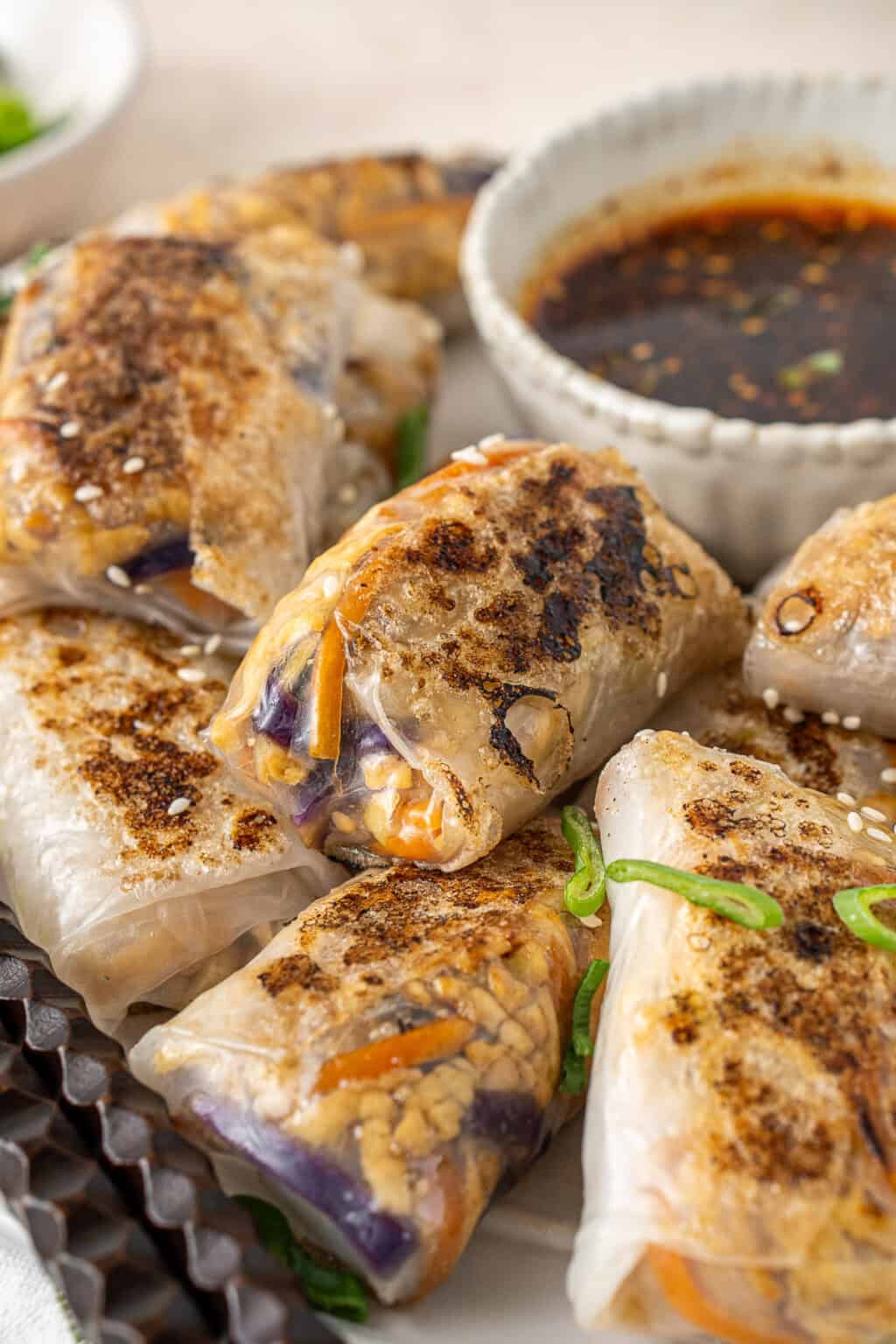 Open Dumpling With Rice Crispy Rice Paper Dumplings - Eight Forest Lane