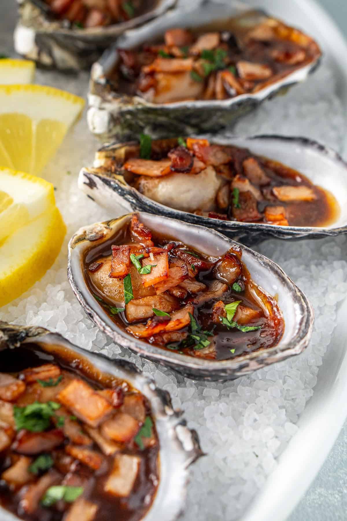 Close up of an oyster.