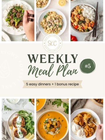 Weekly meal plan #5.
