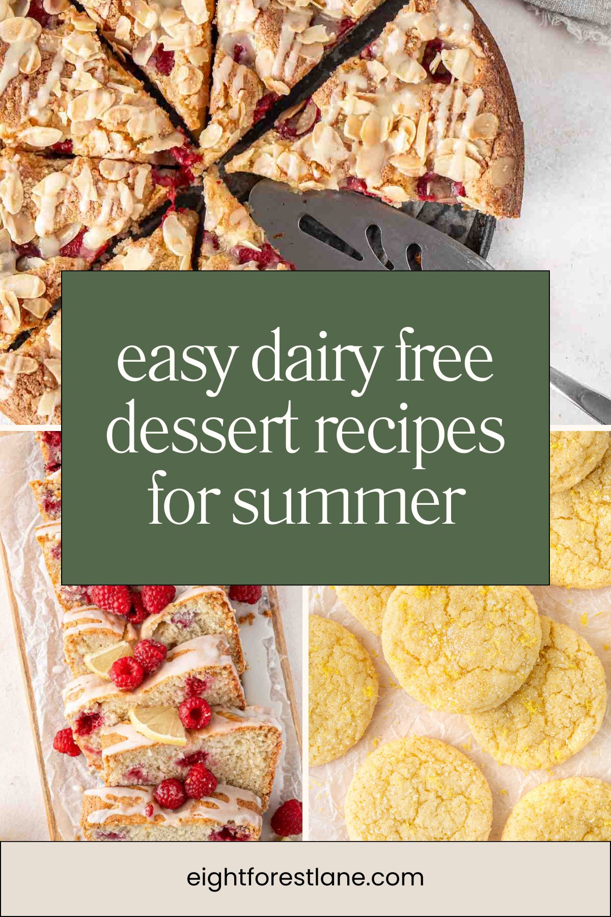 Easy dairy free summer dessert recipes.