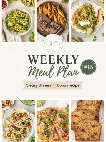 Weekly meal plan 15.