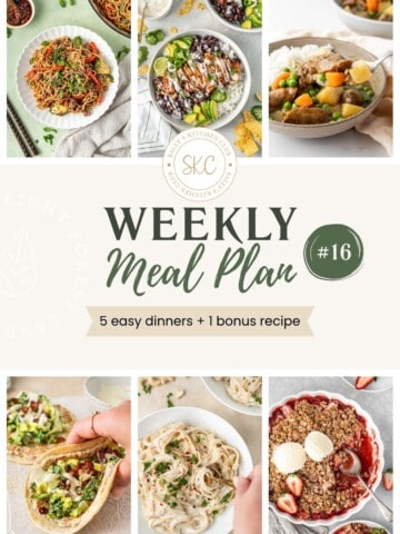 Weekly Meal Plan 16